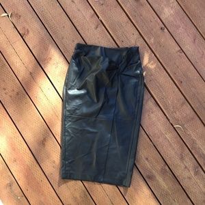 ASTR the label MIDI Leather Skirt